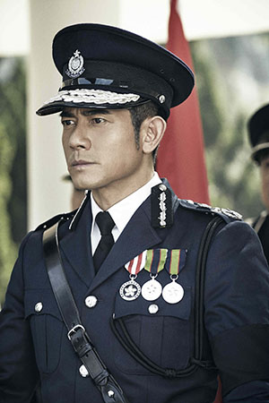 《寒战2》正式杀青 郭富城率数百警员“送战友”