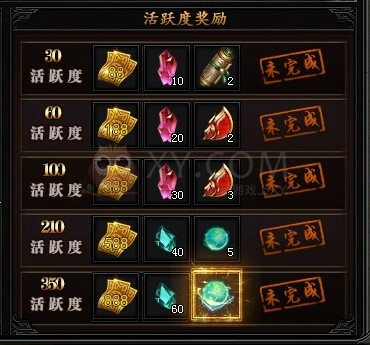 蓝月传奇活跃度