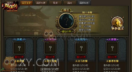 三国群侠传国家系统 三国群侠传国家系统