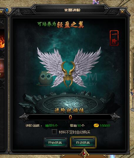 蓝月传奇翅膀数据