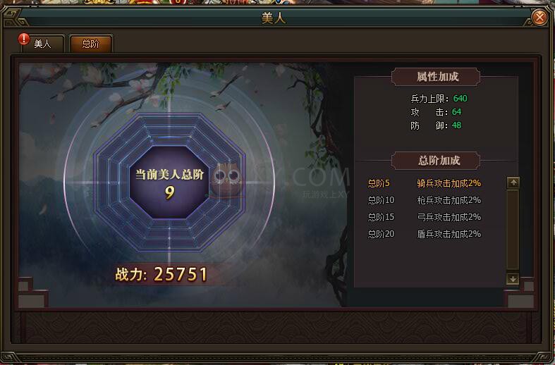 三国群雄传美人系统